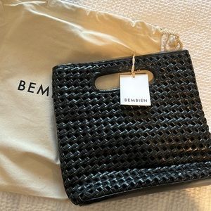 Bembien Woven Leather Crossbody Bag